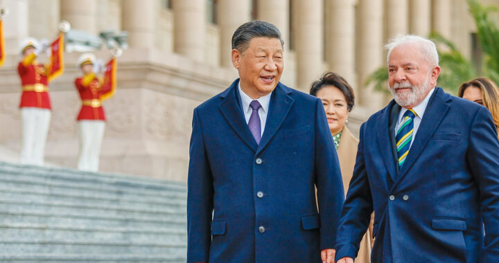14.04.2023 - Presidente da República, Luiz Inácio Lula da Silva, e presidente da República Popular da China, Xi Jinping em Cerimônia Oficial de Recepção - Pequim - China.